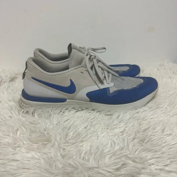 Nike Shoes Nike Odyssey React Flyknit Sz Blue White Poshmark